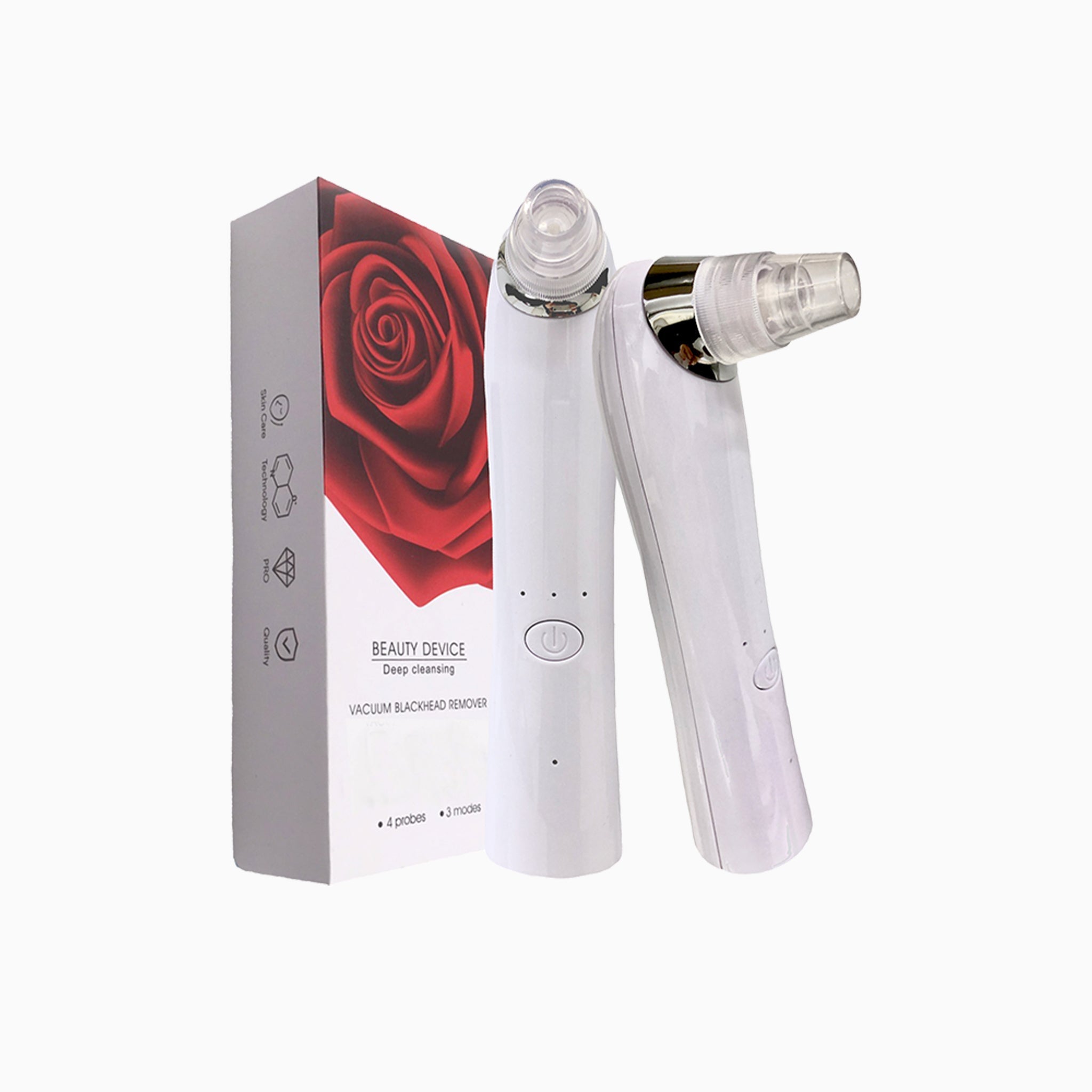 Se Blackhead Vacuum - Sug hudorme ud af porerne - Rose Gold Blackhead Vacuum hos Perfect-Body