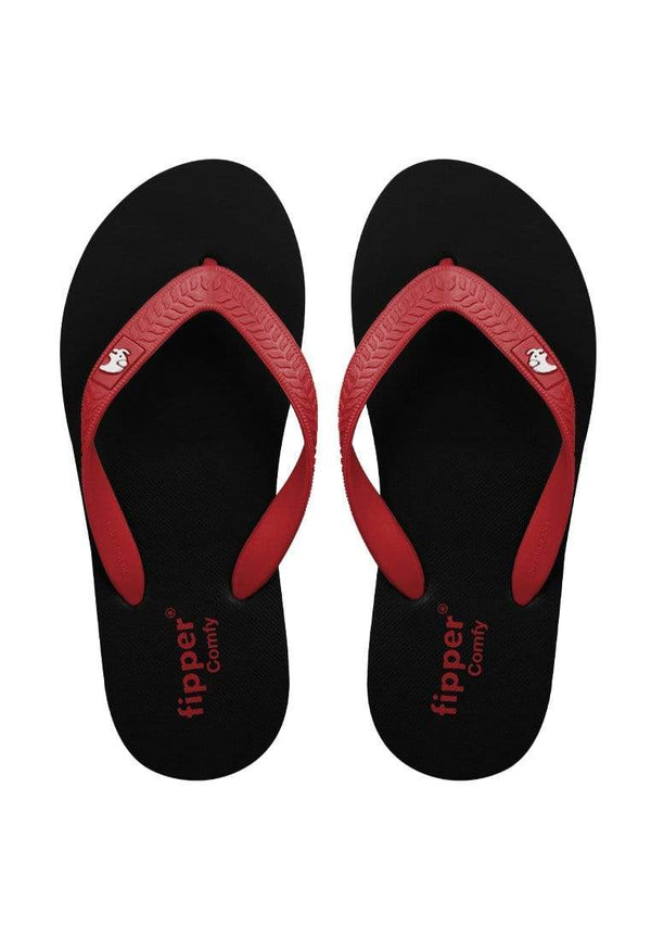 Fipper Slipper Comfy Red Size 7 - 11 