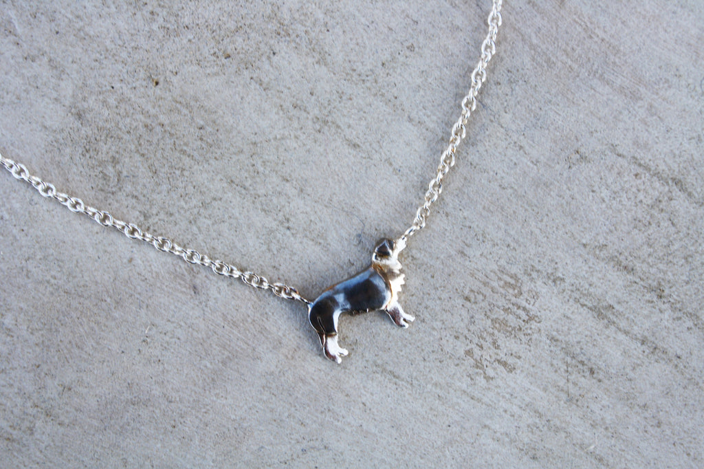 border collie pendant