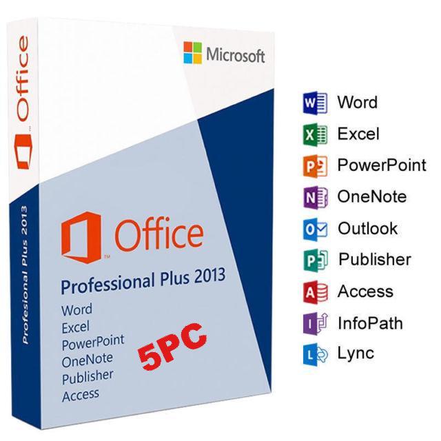 Microsoft Office Pro Plus 2013 5 User Pc Theproductkeyonline