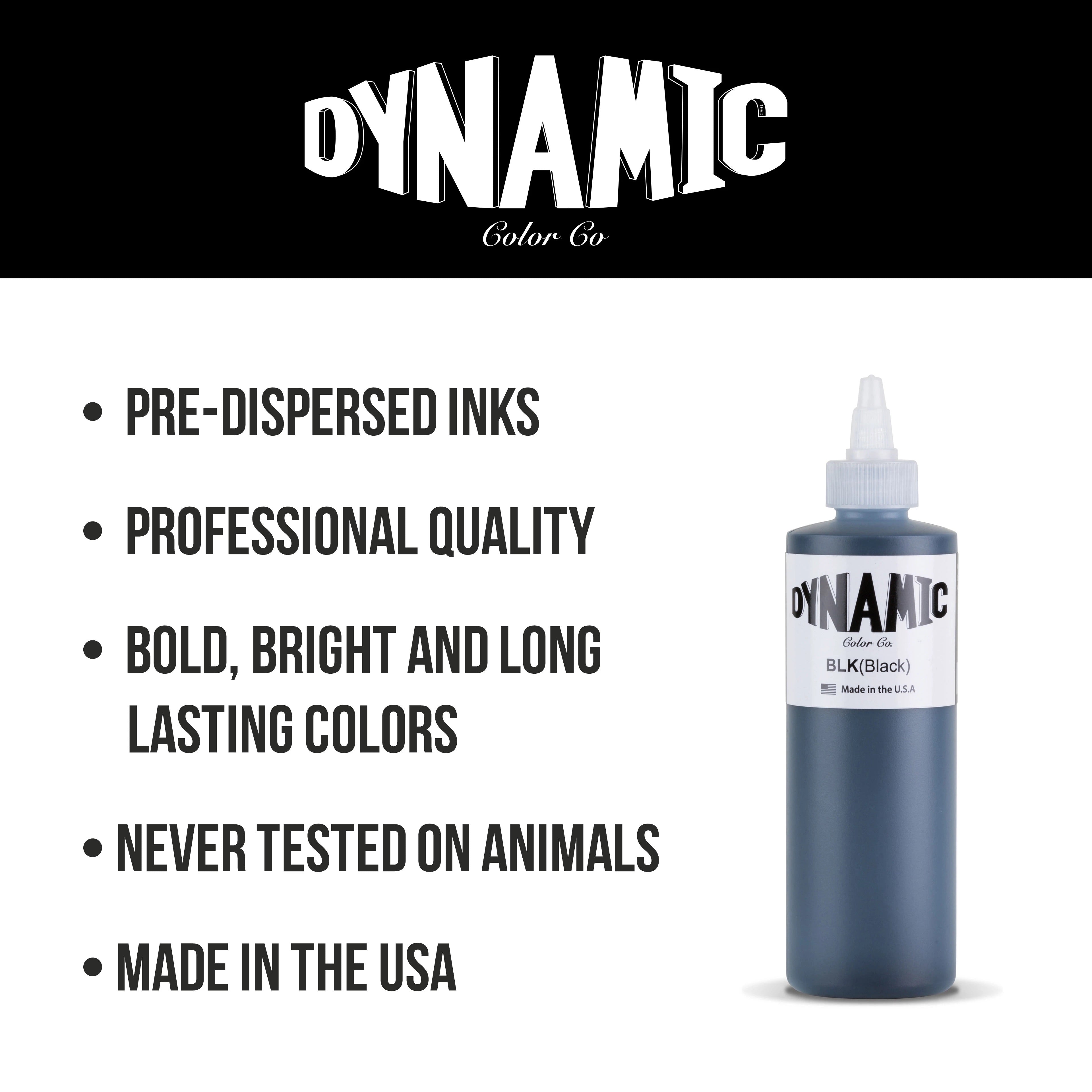 Dynamic Triple Black Tattoo Ink 1 Oz