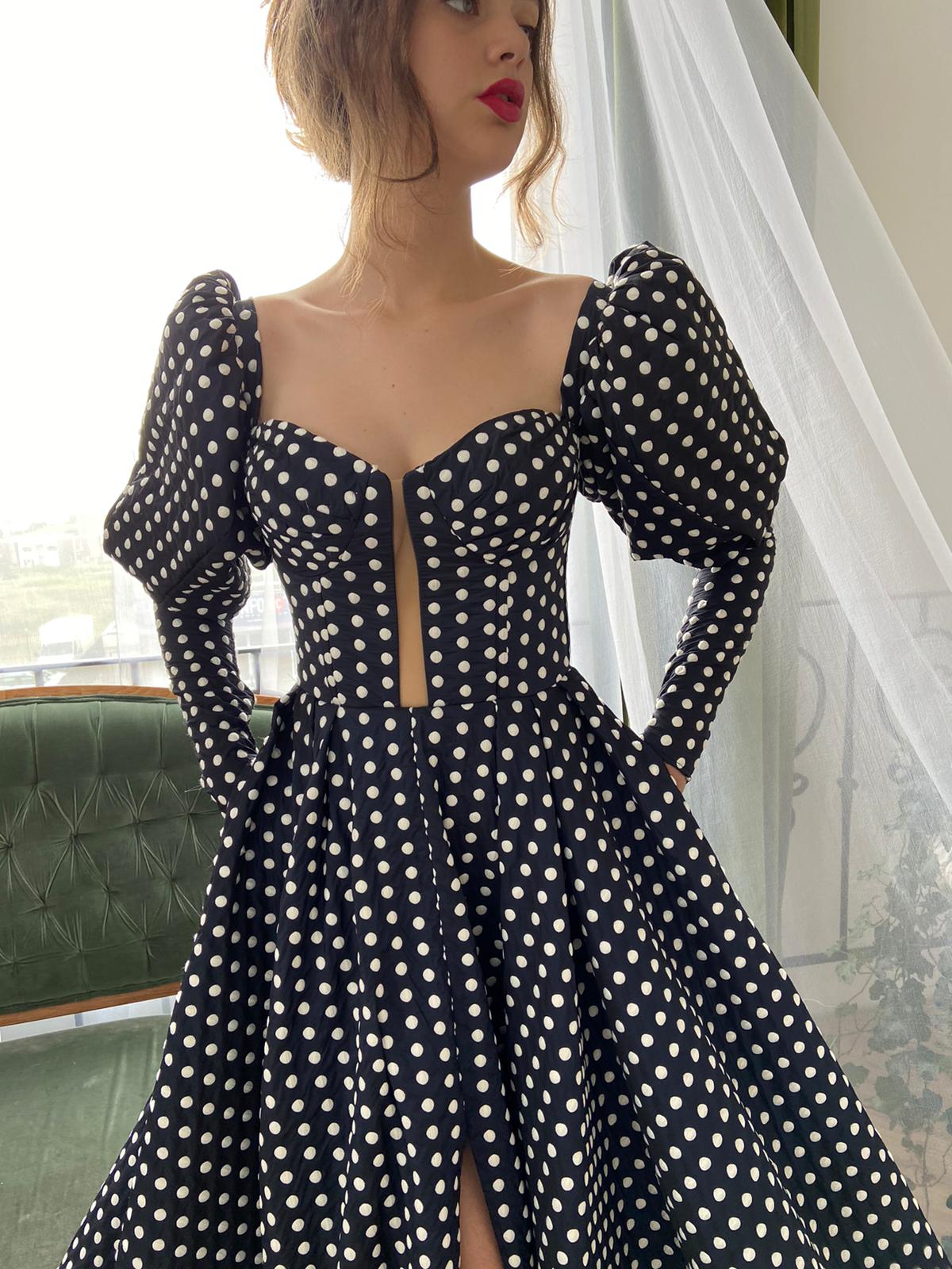 Rosa Polka Dots Gown