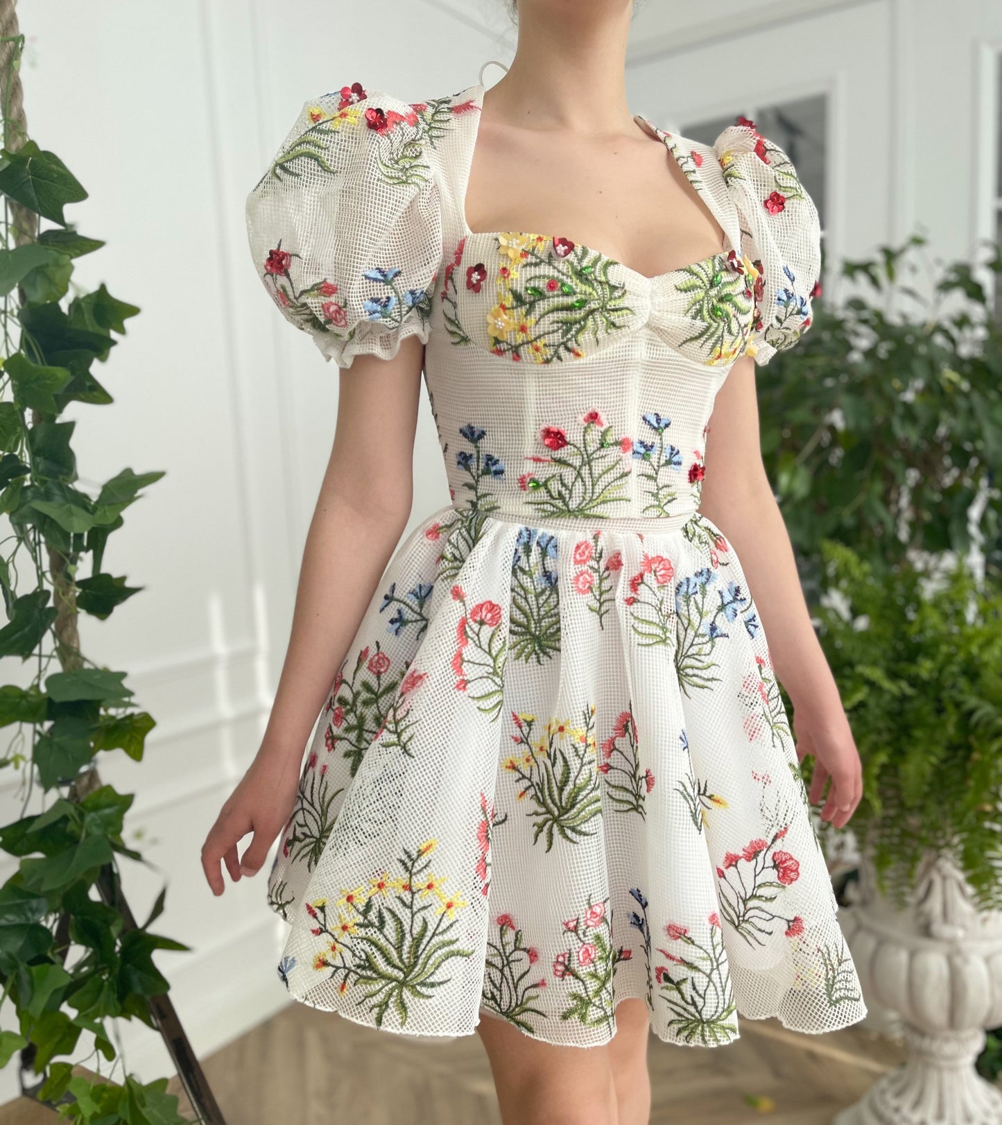The Wildflowers Two-piece Mini Dress | Teuta Matoshi