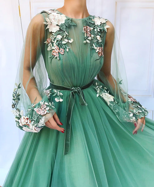 Emerald Sultana Gown | Teuta Matoshi