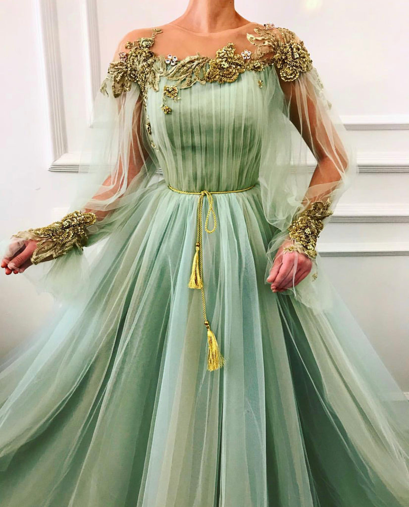 Charming Moss Gown | Teuta Matoshi