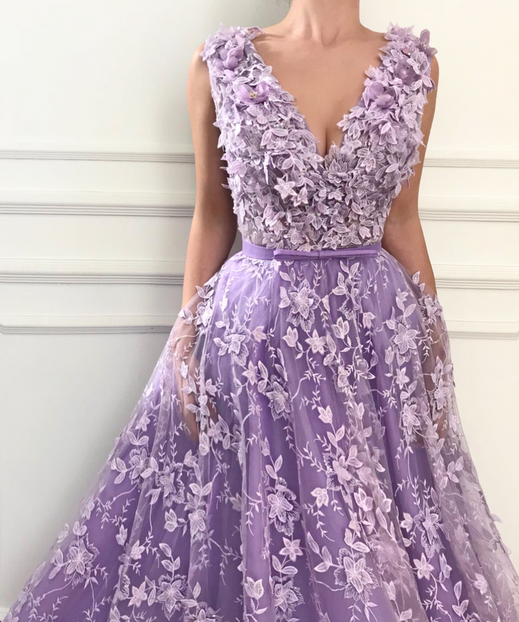 Timeless Purple Gown | Teuta Matoshi