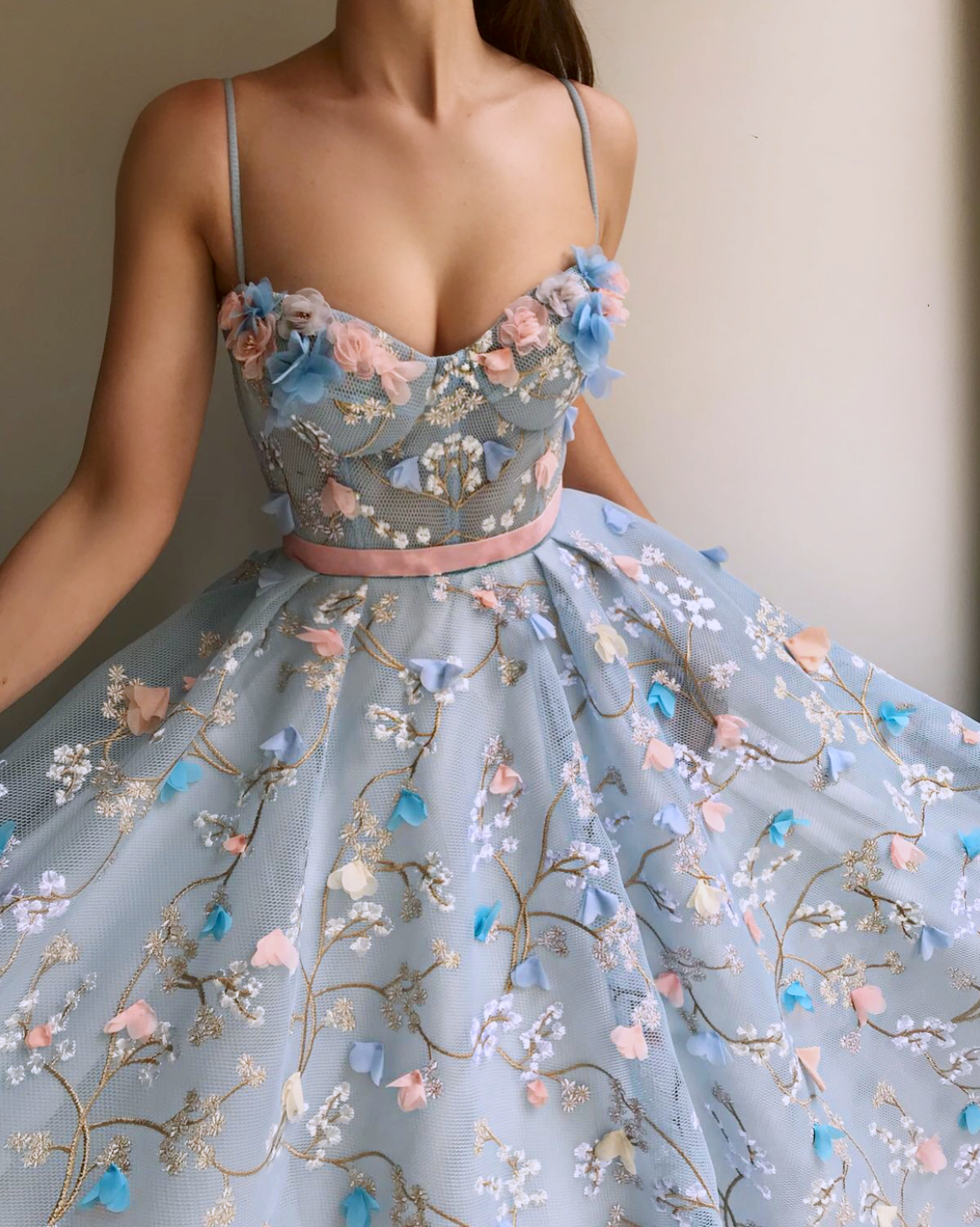 Blue Skies Corset Dress