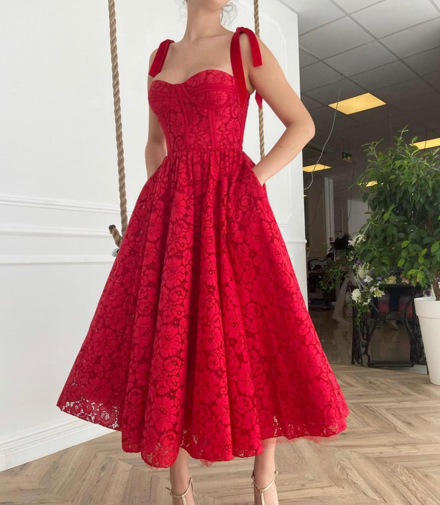 Red Blossom Dress | Teuta Matoshi