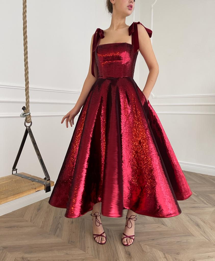 Fuchsia Elegance Ensemble Gown