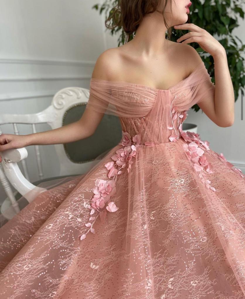 etheral prom dress