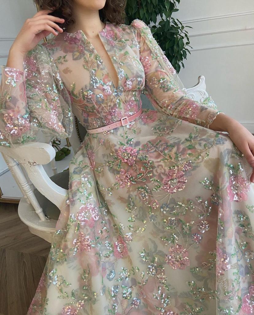 Daydream Floral Gown | Teuta Matoshi