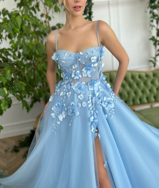 Sky Blossom Gown | Teuta Matoshi