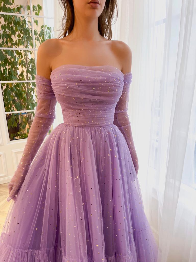 Lilac Lullaby Midi Dress | Teuta Matoshi