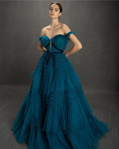 Marvel the Ruffles Gown | Teuta Matoshi