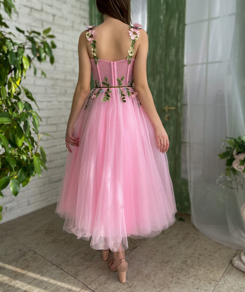 Candy Floss Garden Midi Dress | Teuta Matoshi