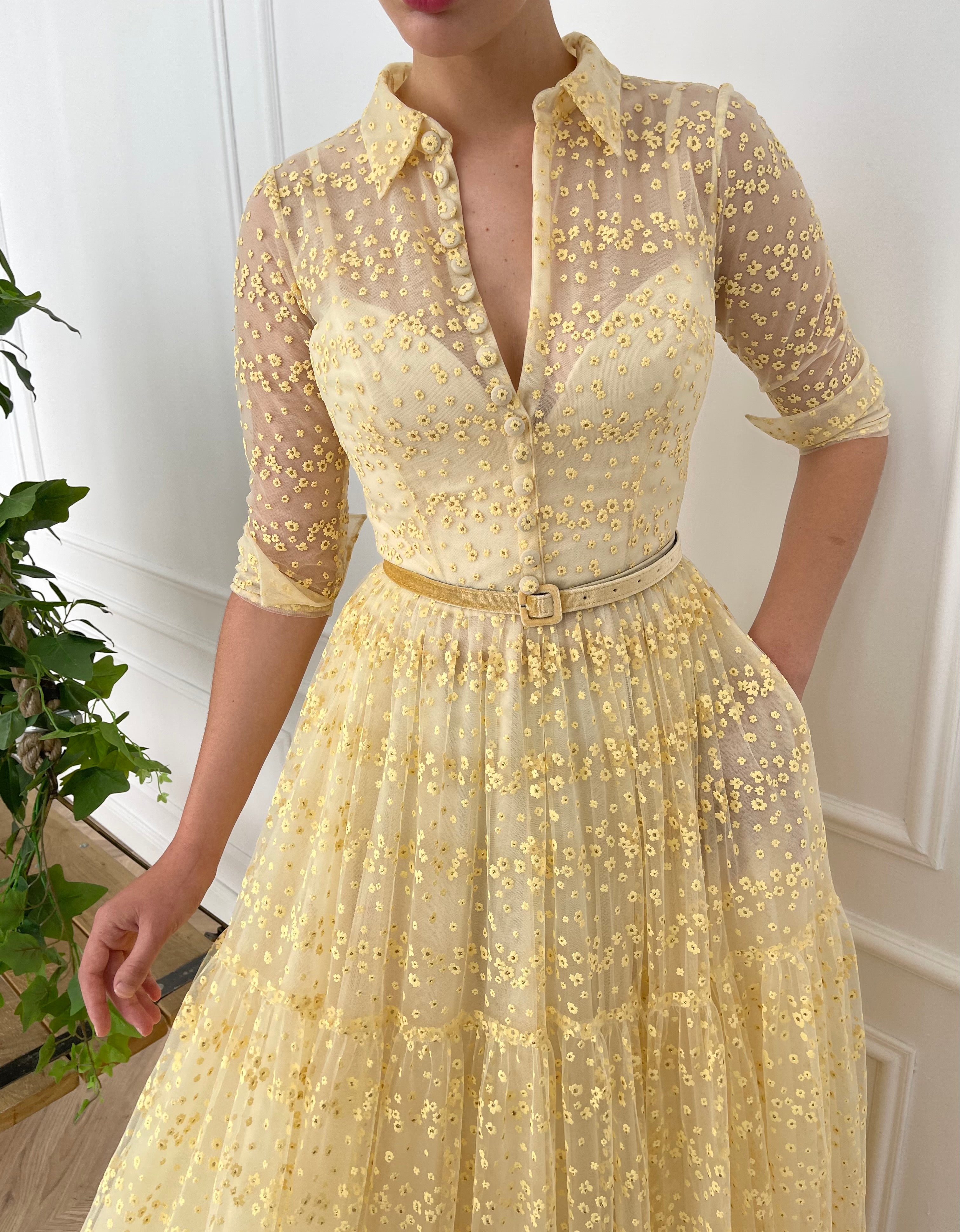 Daisy Lattice Dress