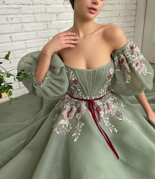 Wintergreen Corset Gown | Teuta Matoshi