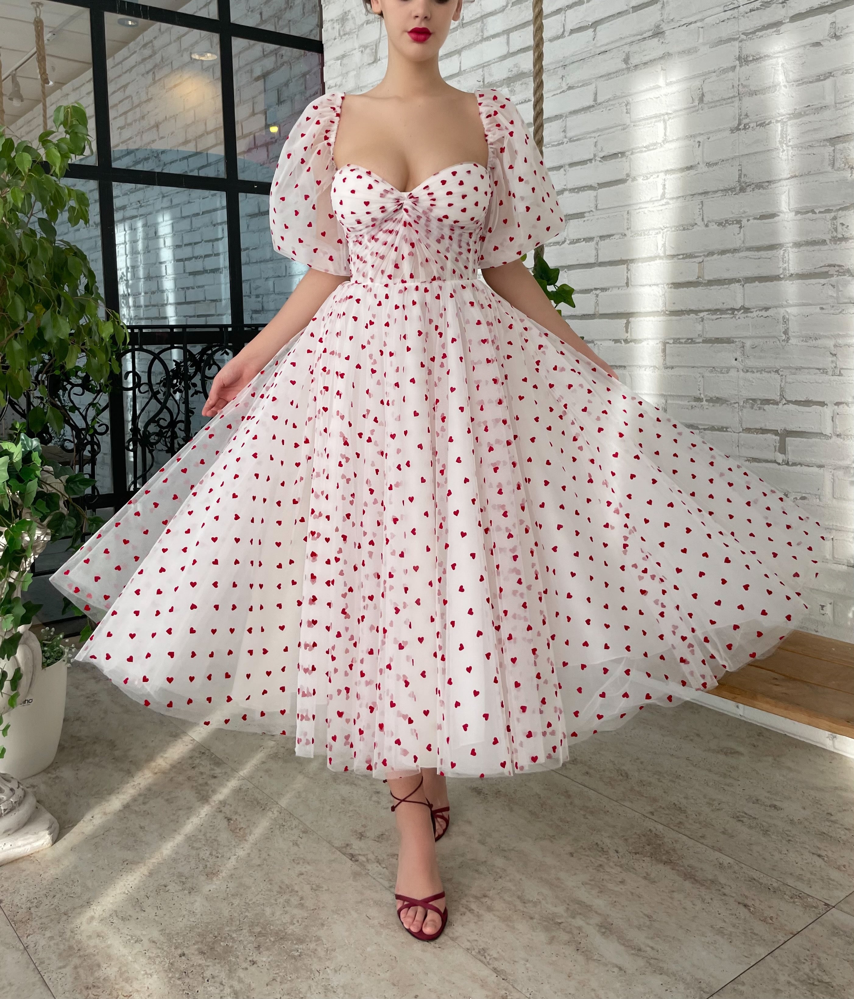 Rosa Polka Dots Gown