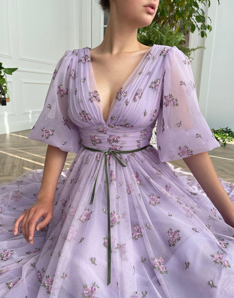 lavender dress