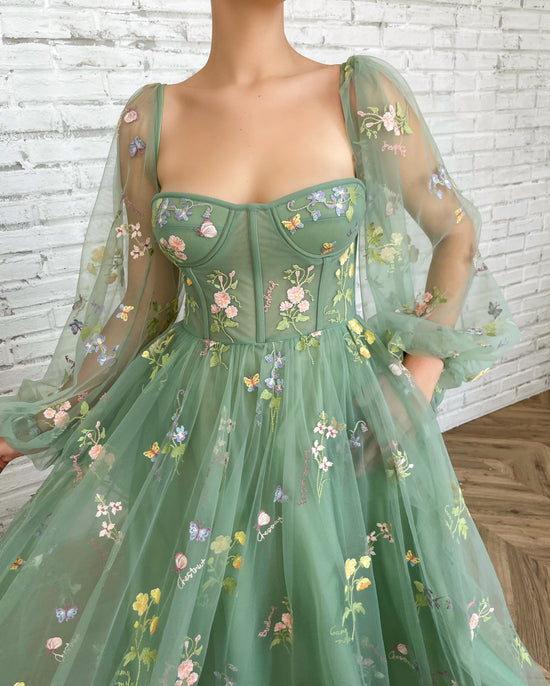 Flourishing Meadow Corset Dress | Teuta Matoshi