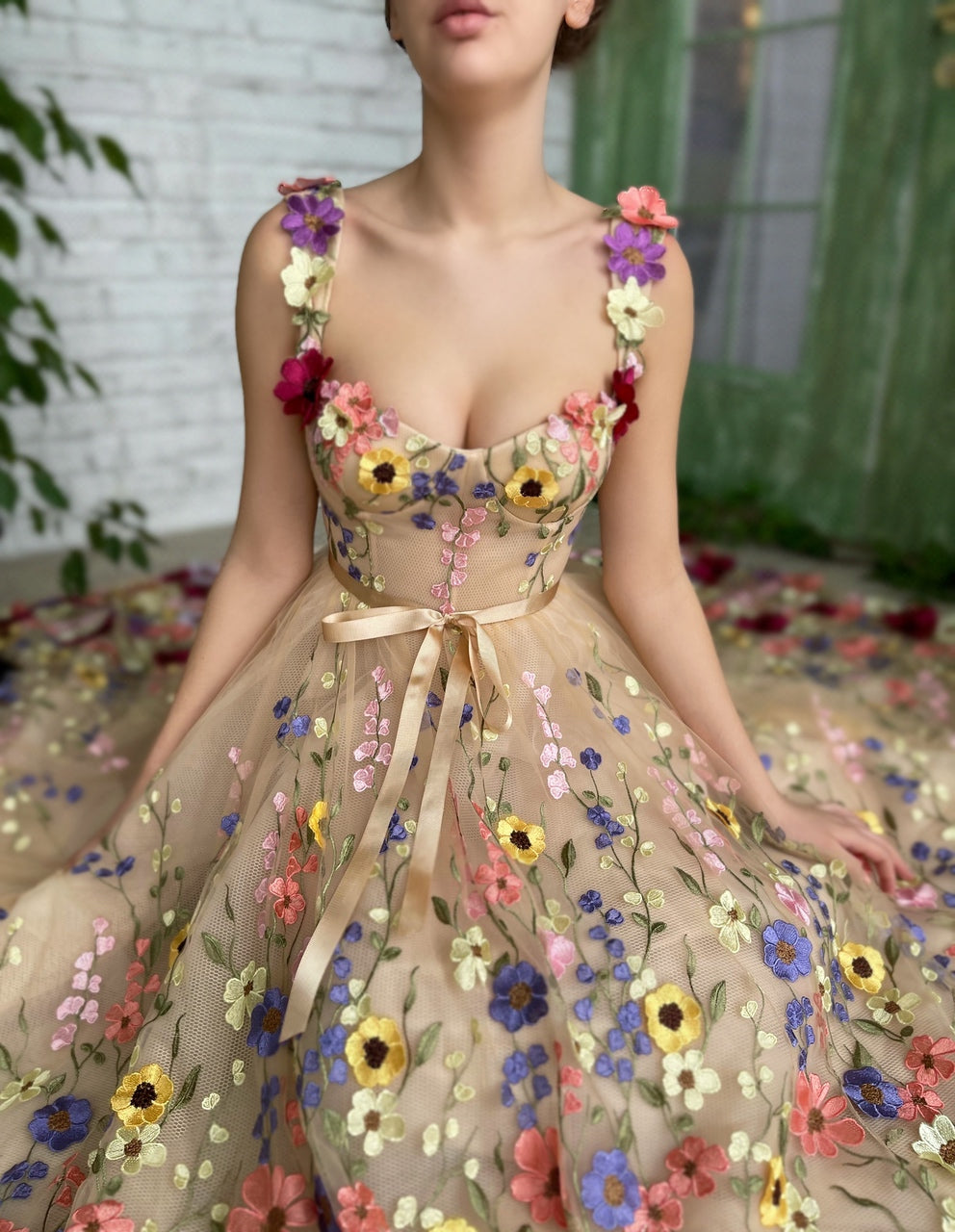 Royal Garden Floral Dress Mサイズ フォーマル | dretiennemaritz.co.za