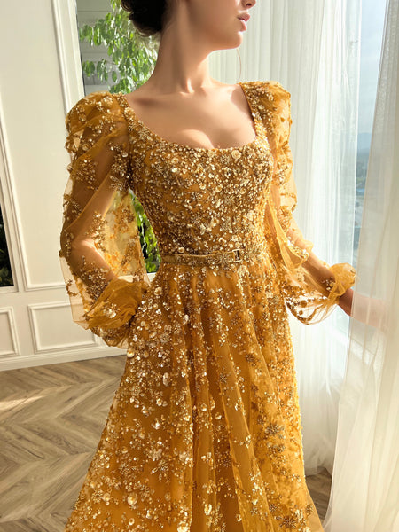Marigold Reverie Gown | Teuta Matoshi