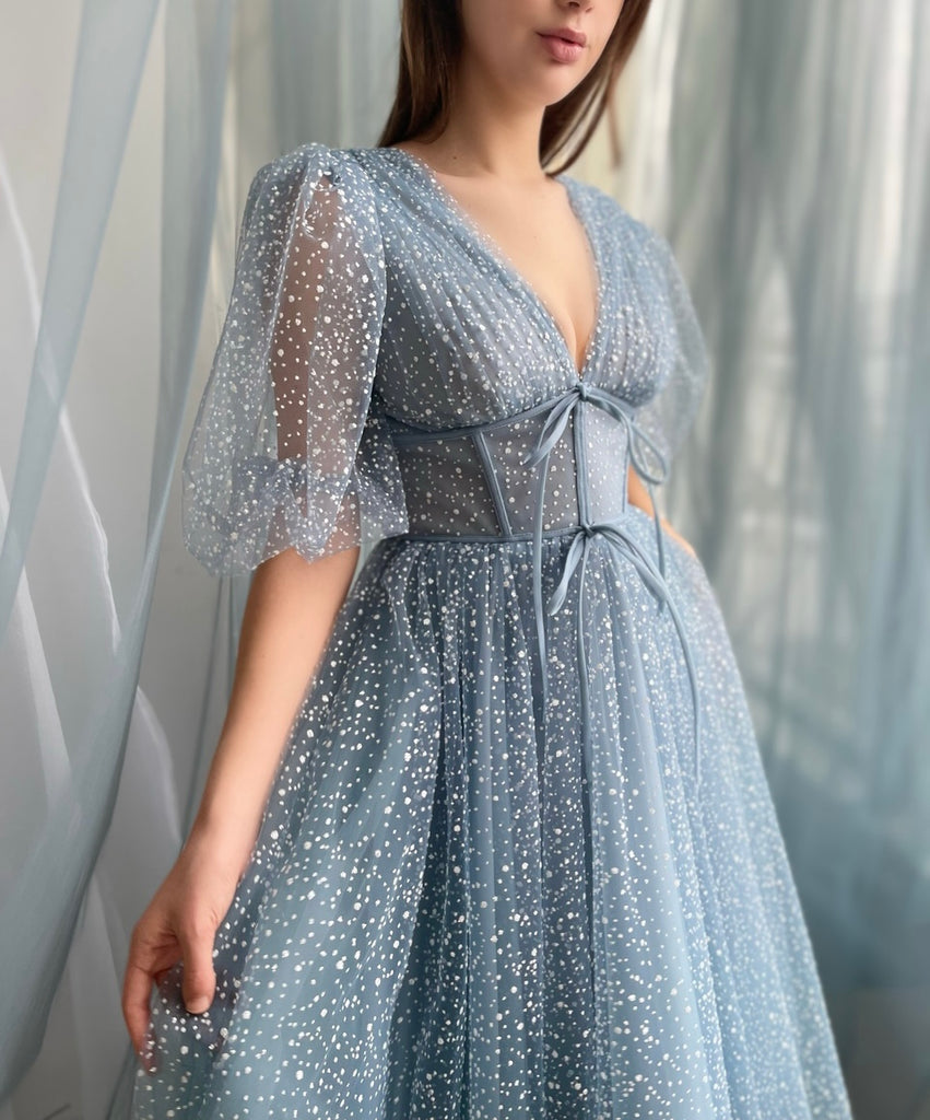 Blue Skies Corset Dress | Teuta Matoshi