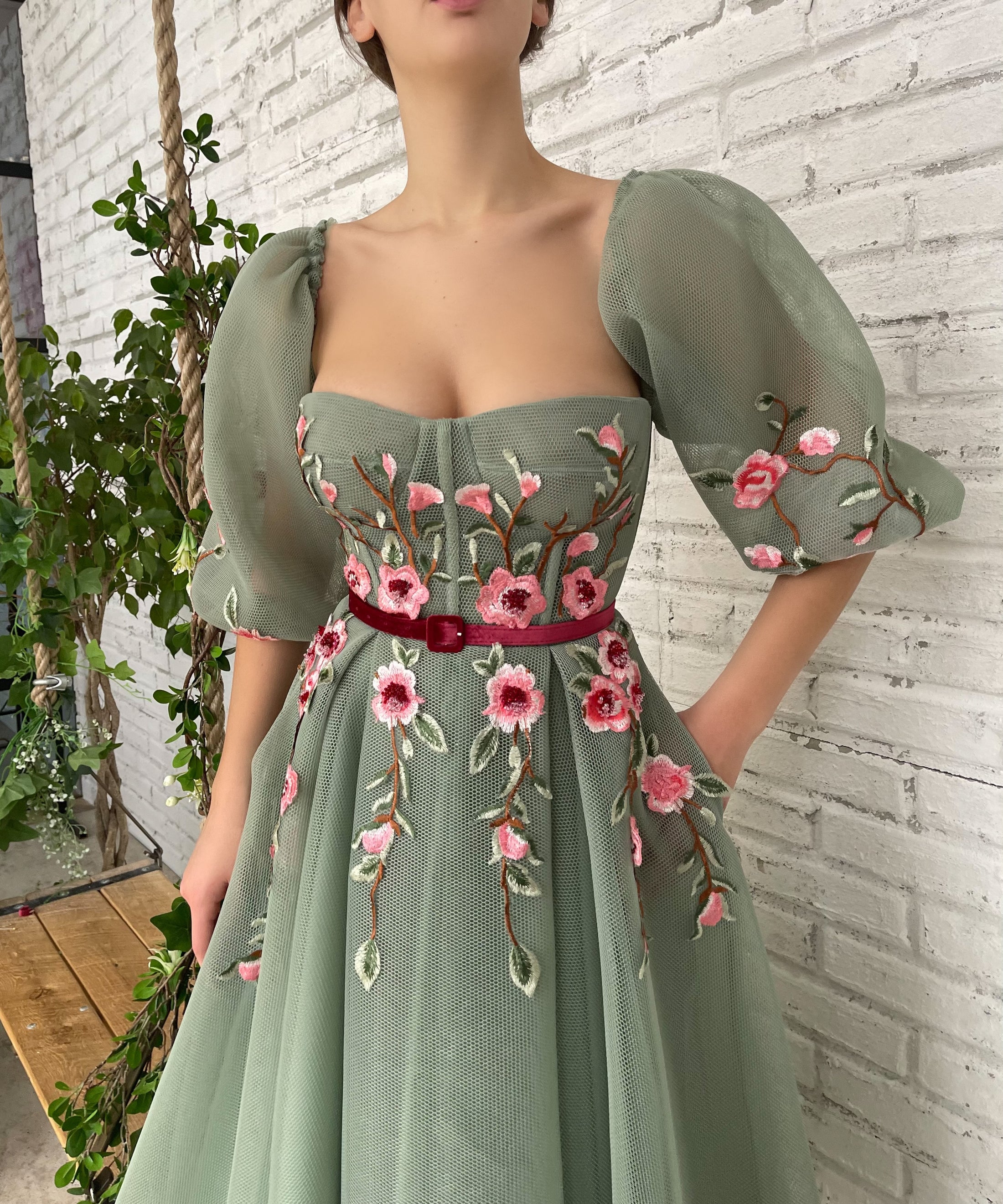 Wintergreen Garden Dress | Teuta Matoshi