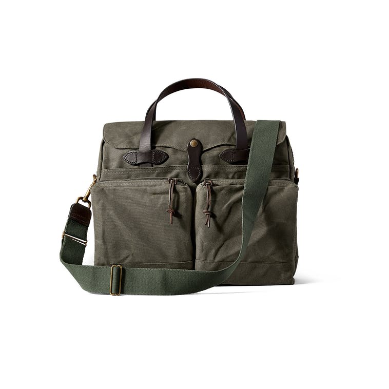 filson tin cloth briefcase