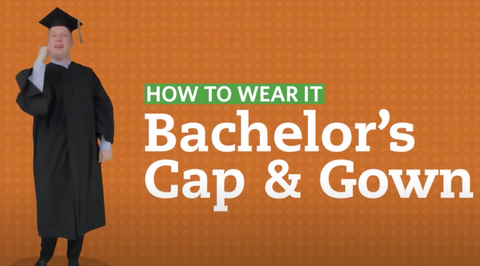 How To Wear a Bachelor's Cap and Gown