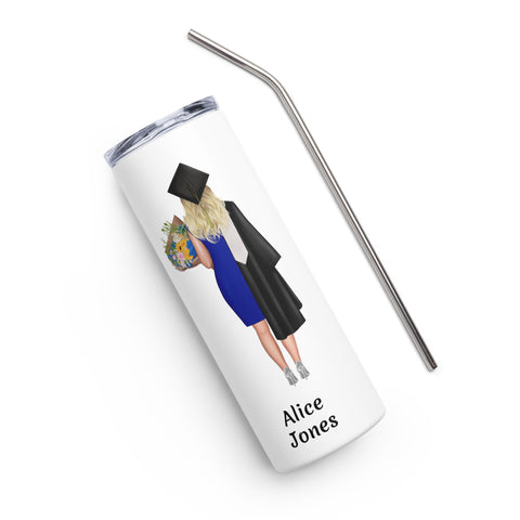 Personalized college or master graduation Stainless Steel Tumbler