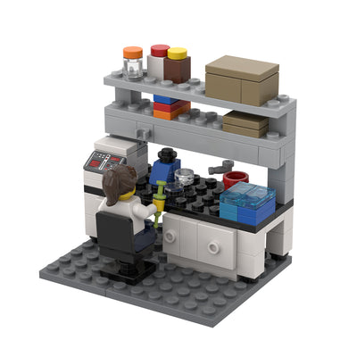 Custom Lego Lab Set - Lab Bench