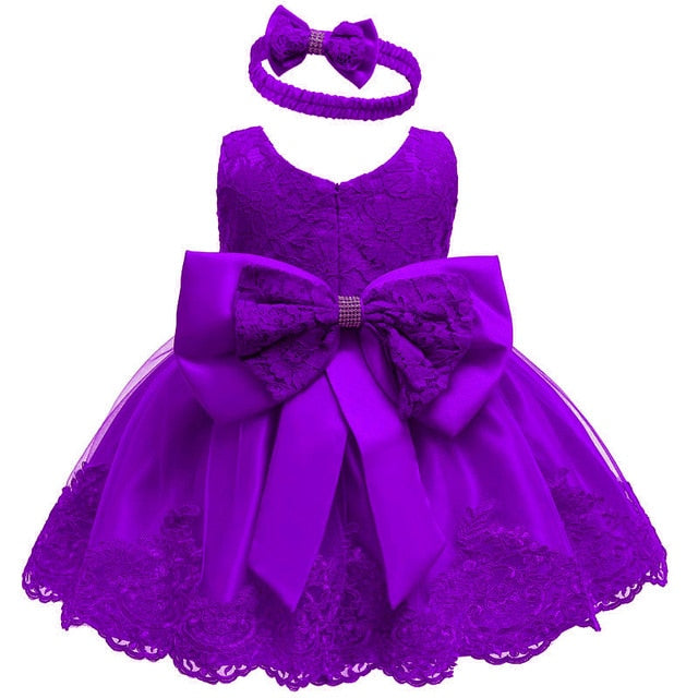 purple birthday dress