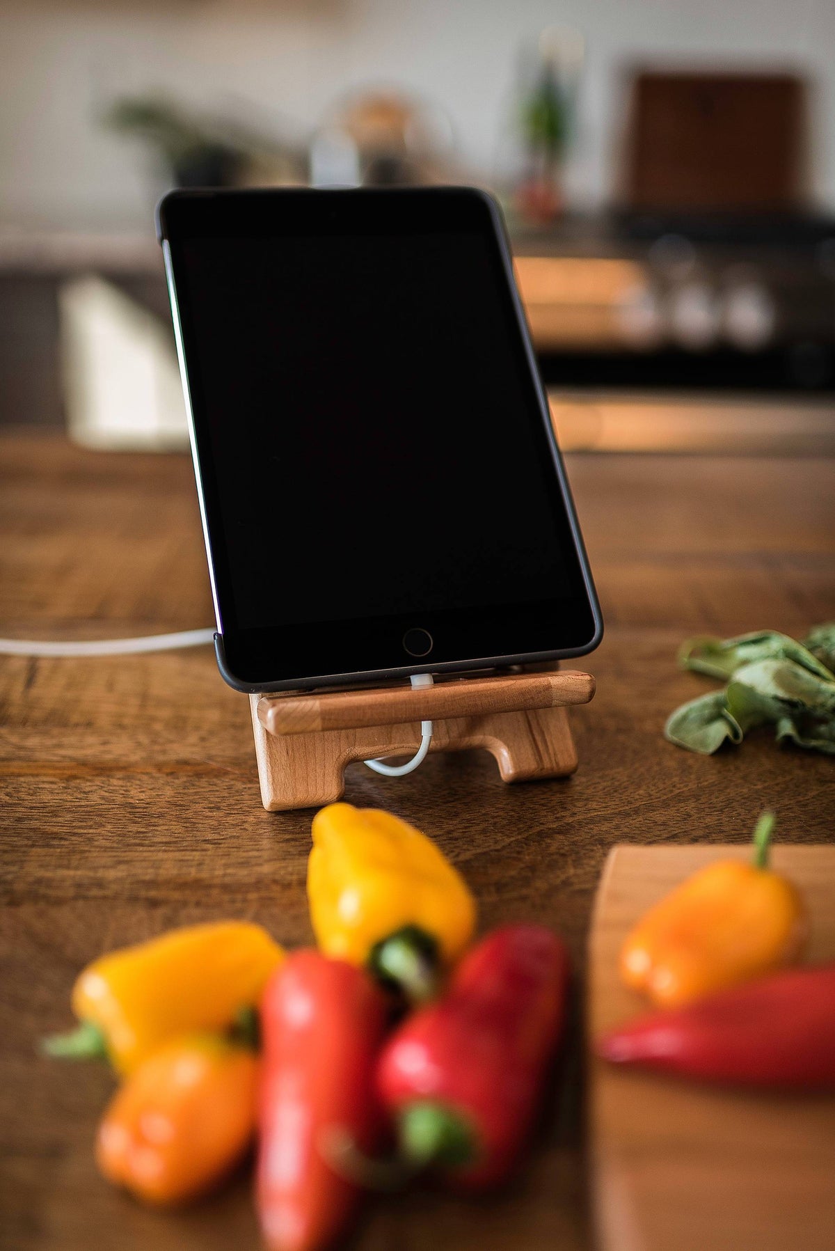 monogrammed cookbook stands