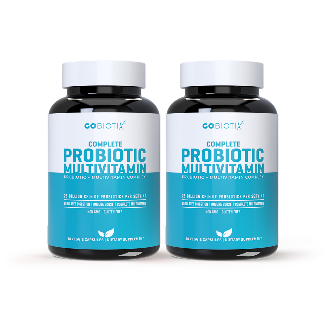 2 Bottles of GoBiotix Probiotic Multivitamin Included