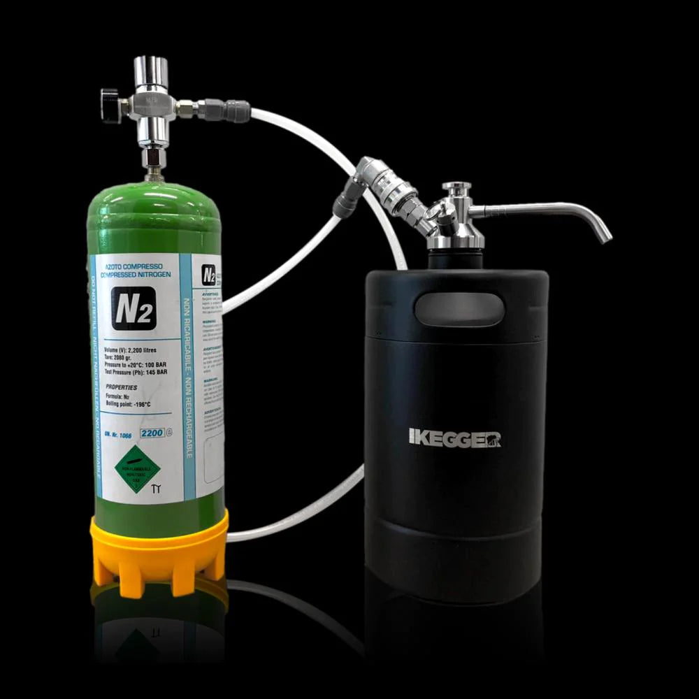 iKegger 2.0 Adapter for 2.2L CO2 & Nitrogen Gas Bottles