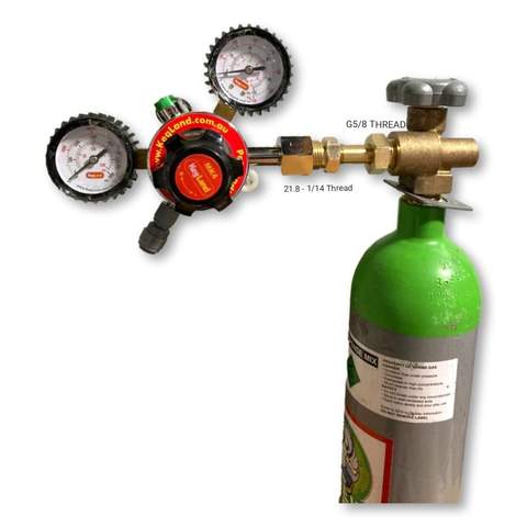 MIX GAS BOTTLE ADAPTOR FOR MULTI GAS REGULATOR(MK4)