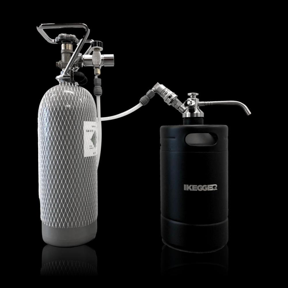 Adapter D2, Doppler Gasflasche auf Drachengas