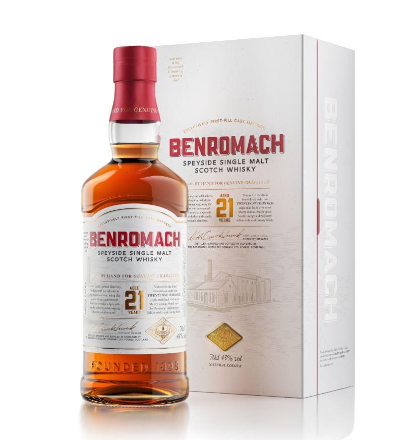 Benromach 21YO Speyside Single Malt Scotch Whisky 43%700ml
