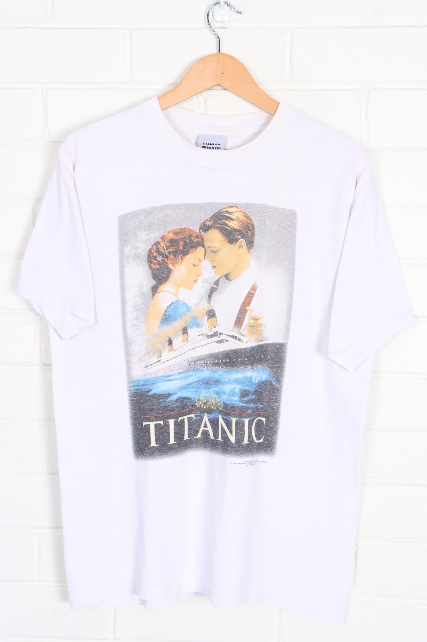 1998 Titanic Movie T-Shirt USA Made (M) | Vintage Sole Melbourne