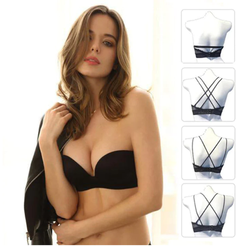 Soutien-gorge multiposition galbant push-up Cléa - Les Petits Imprimés - eshop soutien-gorge push-up 