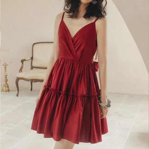 robe rouge lolita pour femme - Les Petits Imprimés - Mode pour femme