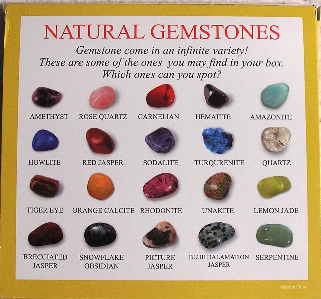 Natural Gemstone Collection Set - Curious Kids Toy Lab