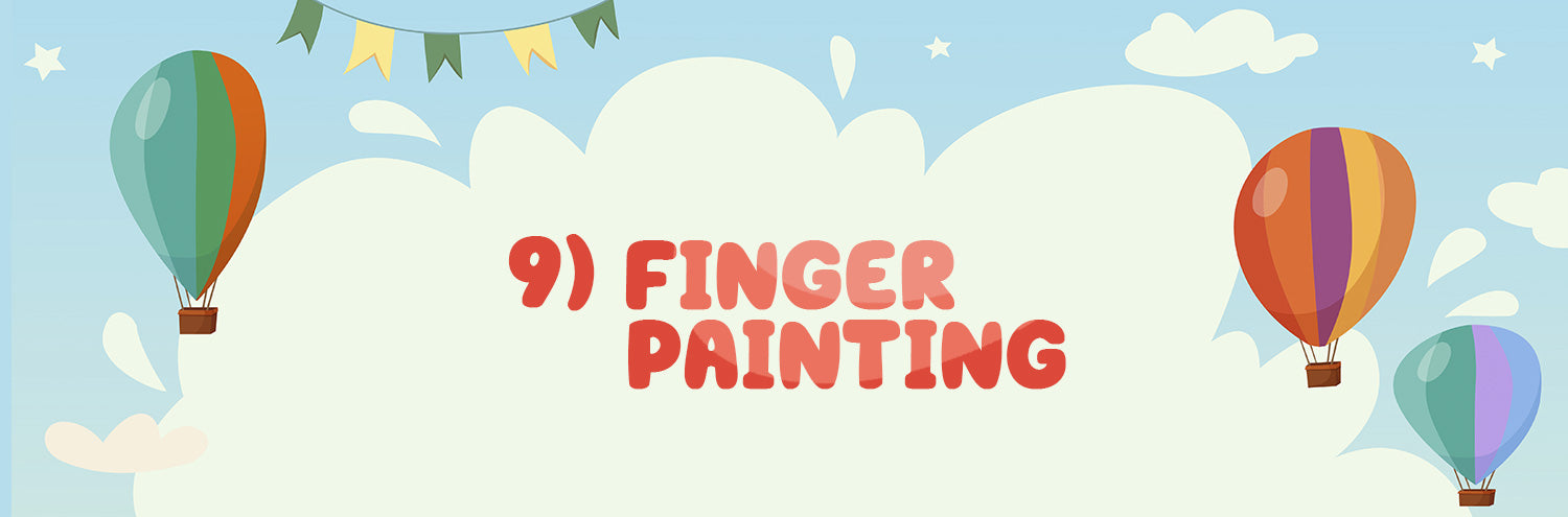 Finger printing fun toddlers kids 