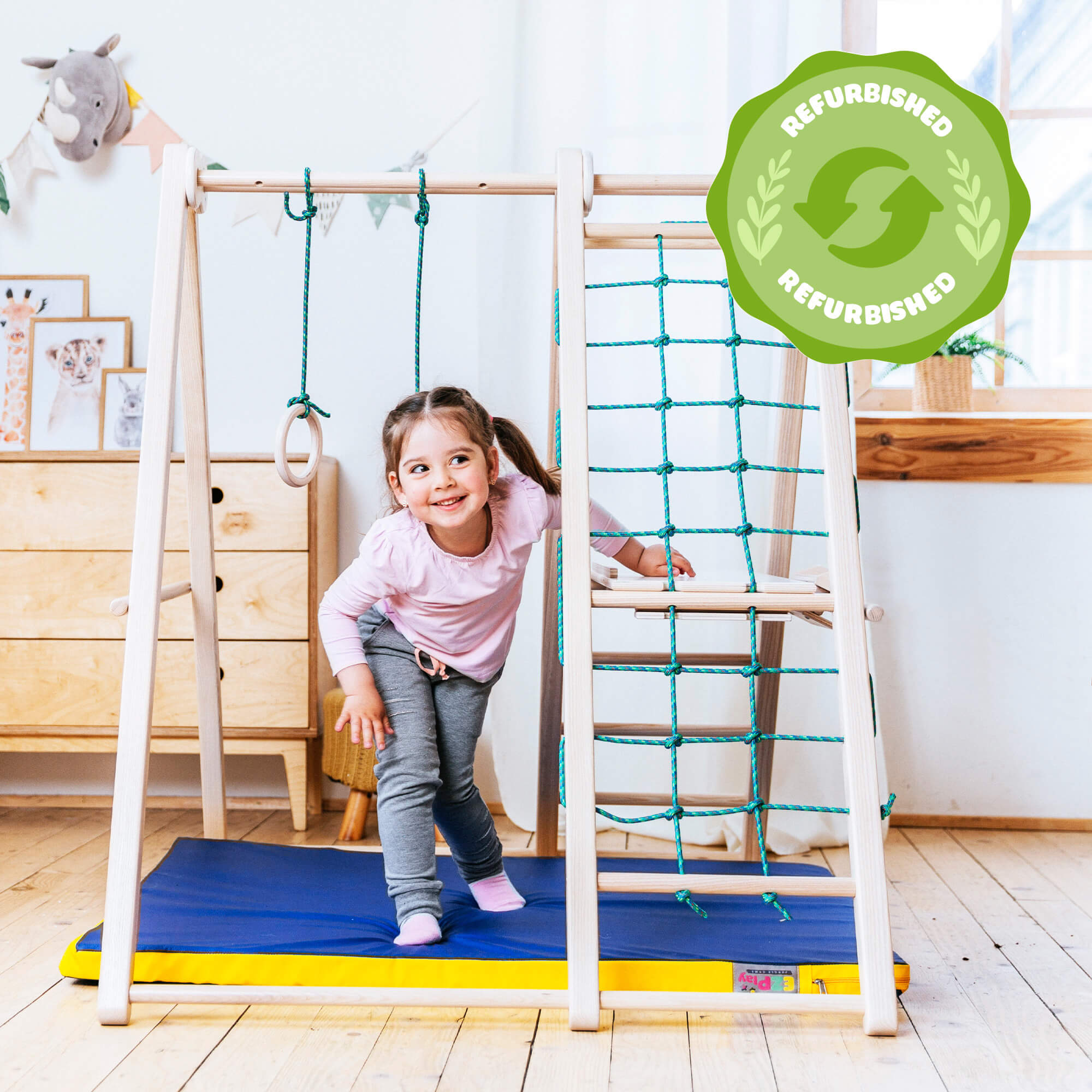 Panda Fort Refurbished - EZPlay Jungle Gyms product image