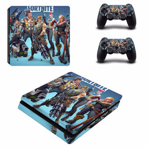 fortnite battle royale skin sticker set for ps4 slim console - how to get fortnite skins on ps4