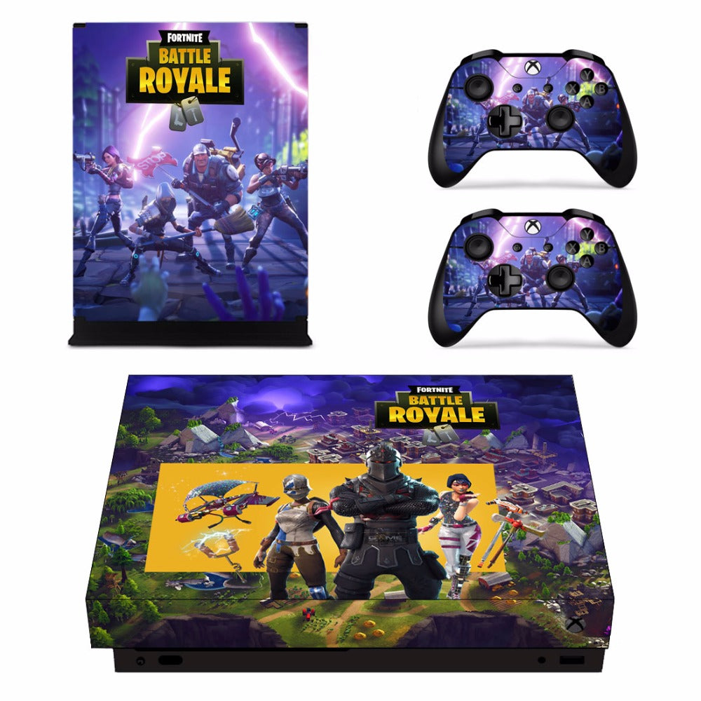 Fortnite Decal Skin Sticker Set for Xbox One X Console ...