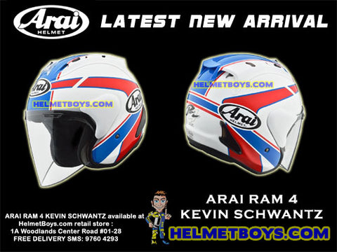 ARAI RAM 4 Kevin Schwantz Special Edition HelmetBoys