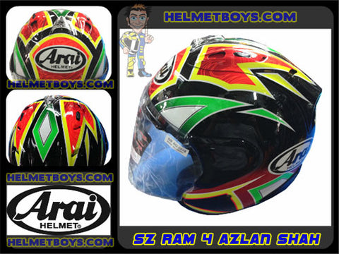 ARAI RAM 4 AZLAN SHAH Moto2 racer helmet