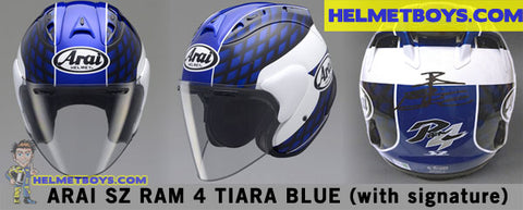 ARAI RAM 4 TIARA BLUE Signature motorcycle helmet